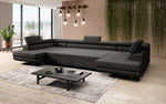 Lade das Bild in den Galerie-Viewer, Luxuriöses Designer Sofa Taormina mit Schlaffunktion, Klappfunktion &amp; Stauraum in Bouclé
