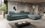 Lade das Bild in den Galerie-Viewer, Luxuriöses Designer Sofa Calvera Maxi mit Schlaf- und Klappfunktion, Cord Bezug
