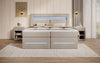 Minera Boxspringbett mit LED, USB, Stauraum – Luxuriöser Schlafkomfort
