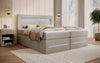 Minera Boxspringbett mit LED, USB, Stauraum – Luxuriöser Schlafkomfort