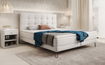 Lade das Bild in den Galerie-Viewer, Luxuriöses Merlara Boxspringbett mit Füßen – Ergonomisch, Komfortabel, Stoffbezug
