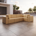 Lade das Bild in den Galerie-Viewer, Luxuriöses Modulares Gartensofa Eden L Maxi: Wetterfestes Ecksofa für Outdoor-Komfort
