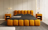 Boston Samt Designer Polsterbett mit Stauraum – Luxus & Komfort