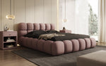 Lade das Bild in den Galerie-Viewer, Designer Polsterbett Boston Stoff - Luxuriöses Komfortbett mit Großem Stauraum

