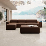 Lade das Bild in den Galerie-Viewer, Modulares Gartensofa Relax Ecklounge – Komfortable Outdoor-Oase mit Beistellhocker
