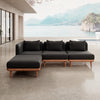 Nouri Modulares Outdoor Ecksofa V: Luxuriöses Garten Lounge Set mit Sunbrella Stoff