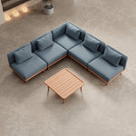 Lade das Bild in den Galerie-Viewer, Luxuriöses Nouri Aevora Gartenmodulsofa – Wetterfestes Sunbrella Outdoor Lounge Set
