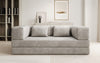 Luxuriöses "Lazy" 3-Sitzer Samt Designer Sofa mit Schlaffunktion und Stauraum