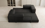 Lade das Bild in den Galerie-Viewer, Luxuriöses Designer Lazy 3-Sitzer Schlafsofa mit Bouclé-Stoff und Stauraum
