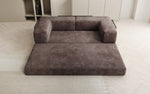 Lade das Bild in den Galerie-Viewer, Luxuriöses Designer Cord Sofa 3-Sitzer – Komfort, Stil und Stauraum vereint

