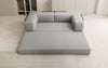 Luxuriöses Designer Lazy 3-Sitzer Schlafsofa mit Stauraum in Bouclé