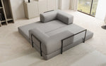 Lade das Bild in den Galerie-Viewer, Luxuriöses Designer Lazy 3-Sitzer Schlafsofa mit Stauraum in Bouclé
