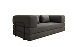Lade das Bild in den Galerie-Viewer, Luxuriöses Designer Lazy 3-Sitzer Schlafsofa mit Bouclé-Stoff und Stauraum
