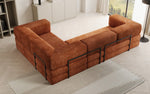 Lade das Bild in den Galerie-Viewer, Modernes Designer L-Ecksofa Cord Beige Lounge mit Schlaffunktion Stauraum
