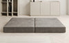 Eleganter Samt-Beistellhocker Lazy: Luxuriöser Pouf mit Stauraum für Ihr Zuhause
