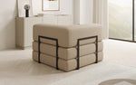Lade das Bild in den Galerie-Viewer, Luxuriöser Lazy Bouclé Designer Sofa-Sessel mit Schlaffunktion und Stauraum
