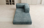 Lade das Bild in den Galerie-Viewer, Eleganter Designer Cord Schlafsofa-Sessel Lazy mit Integriertem Stauraum für Ihr Zuhause

