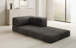 Lade das Bild in den Galerie-Viewer, Gemütlicher Designer Cord Sessel mit Lazy Funktion für modernes Wohnzimmer
