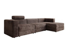 Lade das Bild in den Galerie-Viewer, Modernes Ecksofa Stockholm aus Cord mit Stauraum und Schlaffunktion
