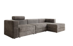 Lade das Bild in den Galerie-Viewer, Modernes Ecksofa Stockholm aus Cord mit Stauraum und Schlaffunktion
