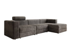 Lade das Bild in den Galerie-Viewer, Modernes Ecksofa Stockholm aus Cord mit Stauraum und Schlaffunktion
