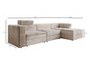Modernes Ecksofa Stockholm aus Cord mit Stauraum und Schlaffunktion
