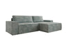 Corino Designer Ecksofa aus Cordstoff mit Schlaffunktion und Klappfunktion