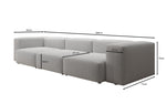 Lade das Bild in den Galerie-Viewer, Luxuriöses Designer 3-Sitzer Sofa Snug aus Bouclé – Gemütlicher Komfort für Ihr Wohnzimmer
