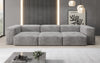 Designer 3-Sitzer Cord Sofa Snug – Gemütliches, Modernes Luxus Wohnzimmer Sofa