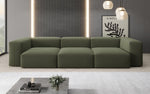 Lade das Bild in den Galerie-Viewer, Luxuriöses Designer 3-Sitzer Sofa Snug aus Bouclé – Gemütlicher Komfort für Ihr Wohnzimmer
