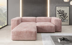 Lade das Bild in den Galerie-Viewer, Gemütliches Designer L-Sofa Snug Mini aus Cordstoff für modernes Wohnen
