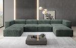 Lade das Bild in den Galerie-Viewer, Luxuriöses Designer U-Sofa Snug aus Cordstoff – Gemütlichkeit trifft Stil
