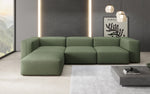 Lade das Bild in den Galerie-Viewer, Gemütliches Designer L-Sofa Snug – Modernes Stoff Ecksofa für Ihr Wohnzimmer
