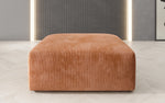 Lade das Bild in den Galerie-Viewer, Snug 80 cm Luxus Cord Beistellhocker – Weicher, Vielseitiger Sitzpouf für Modernes Wohnen

