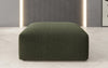 Luxuriöser Bouclé Beistellhocker Snug: Stilvoller Akzent, Robust & Vielseitig, 80cm Durchmesser