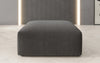 Luxuriöser Bouclé Beistellhocker Snug: Stilvoller Akzent, Robust & Vielseitig, 80cm Durchmesser