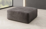 Lade das Bild in den Galerie-Viewer, Luxuriöser Samt-Beistellhocker Snug 80 cm – Vielseitiger Sitzpouf für Wohnzimmer
