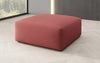 Gemütlicher 80cm Snug Stoff-Pouf: Vielseitiger Hocker, Fußstütze & Beistelltisch