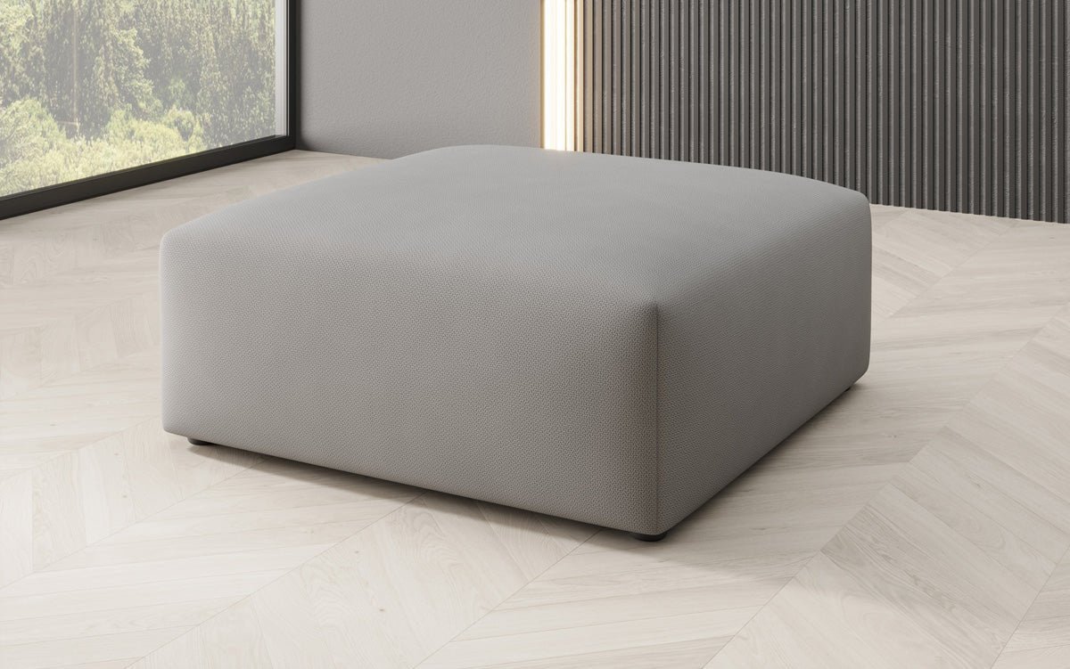 Vielseitiger Snug Beistellhocker 80 cm – Komfortabler Stoff-Pouf für Ihr Zuhause