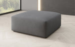 Lade das Bild in den Galerie-Viewer, Snug Beistellhocker 80 cm: Gemütlicher Stoff-Pouf für modernes Wohnzimmer Design
