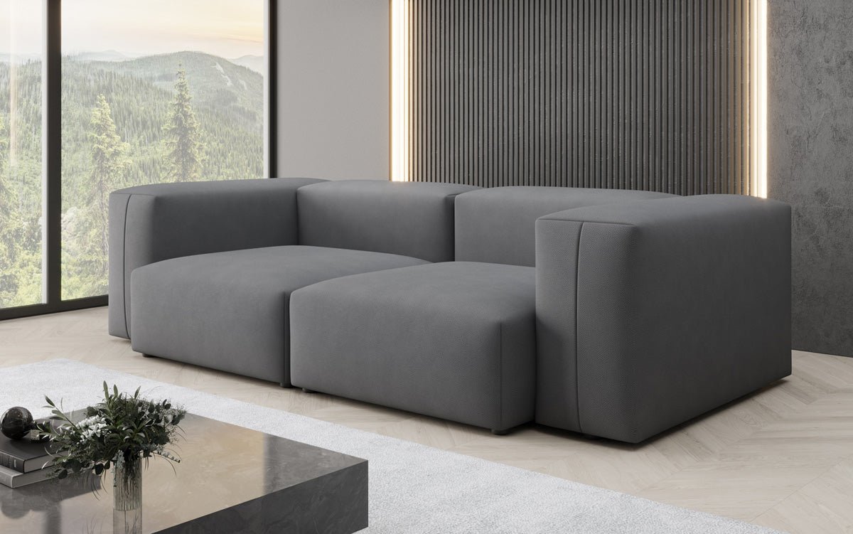 Designer Gemütliches 2-Sitzer Stoffsofa: Modern, Komfortabel & Stylisch für Ihr Zuhause