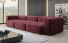 Luxuriöses Designer 3-Sitzer Samtsofa Snug – Komfortables Wohnzimmer Sofa mit Stil