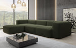 Lade das Bild in den Galerie-Viewer, Gemütliches L-Sofa aus Bouclé: Luxus und Komfort für Ihr Zuhause
