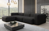 Gemütliches Designer L-Sofa Snug – Modernes Stoff Ecksofa für Ihr Wohnzimmer
