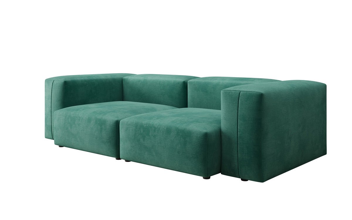 Luxuriöses Snug 2-Sitzer Samtsofa: Modernes Design, Ultrakomfortabel für Ihr Wohnzimmer
