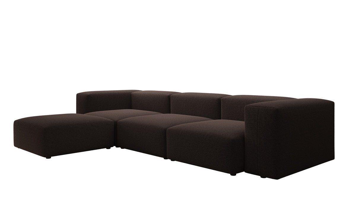 Luxuriöses L-Sofa Snug: Modernes Bouclé-Ecksofa für gemütliche Wohnzimmer-Oasen