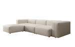 Lade das Bild in den Galerie-Viewer, Gemütliches Designer L-Sofa Snug – Modernes Stoff Ecksofa für Ihr Wohnzimmer
