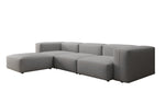 Lade das Bild in den Galerie-Viewer, Gemütliches Designer L-Sofa Snug – Modernes Stoff Ecksofa für Ihr Wohnzimmer
