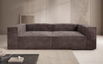 Lade das Bild in den Galerie-Viewer, Luxuriöses 3-Sitzer Cord Sofa Lesley: Modernes Design &amp; Komfort
