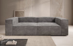 Lade das Bild in den Galerie-Viewer, Luxuriöses 3-Sitzer Cord Sofa Lesley: Modernes Design &amp; Komfort
